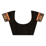 Women's Tusser Silk Kanjivaram Saree With Blouse