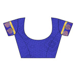 Women's Tusser Silk Kanjivaram Yellow Saree With Blouse