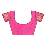 Women's Tusser Silk Kanjivaram Saree With Blouse