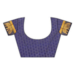 Women's Tusser Silk Kanjivaram Saree With Blouse
