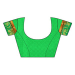 Women's Tusser Silk Kanjivaram Saree With Blouse
