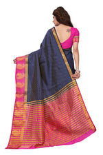 Women's Tusser Silk Kanjivaram Saree With Blouse