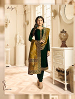 Women Green Color  Printed Ethnic Salwar Suit