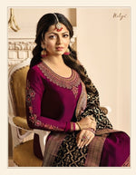 Women Maroon Color  Printed Ethnic Salwar Suit