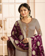 Women Beige Color  Printed Ethnic Salwar Suit